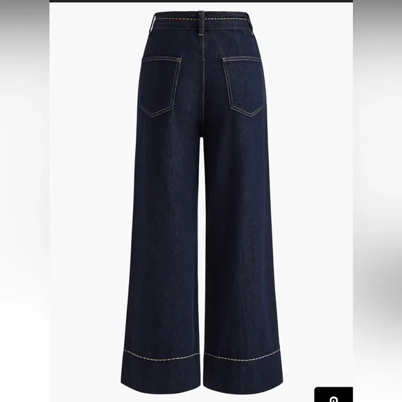 Commense Dark Indigo Flare Jeans - Picture 5 of 8